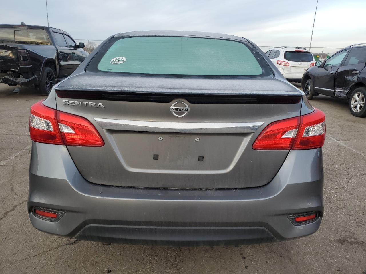 2018 Nissan Sentra VIN 3N1AB7AP7JY282828 Copart auction photo, front end / side damage thumbnail 6