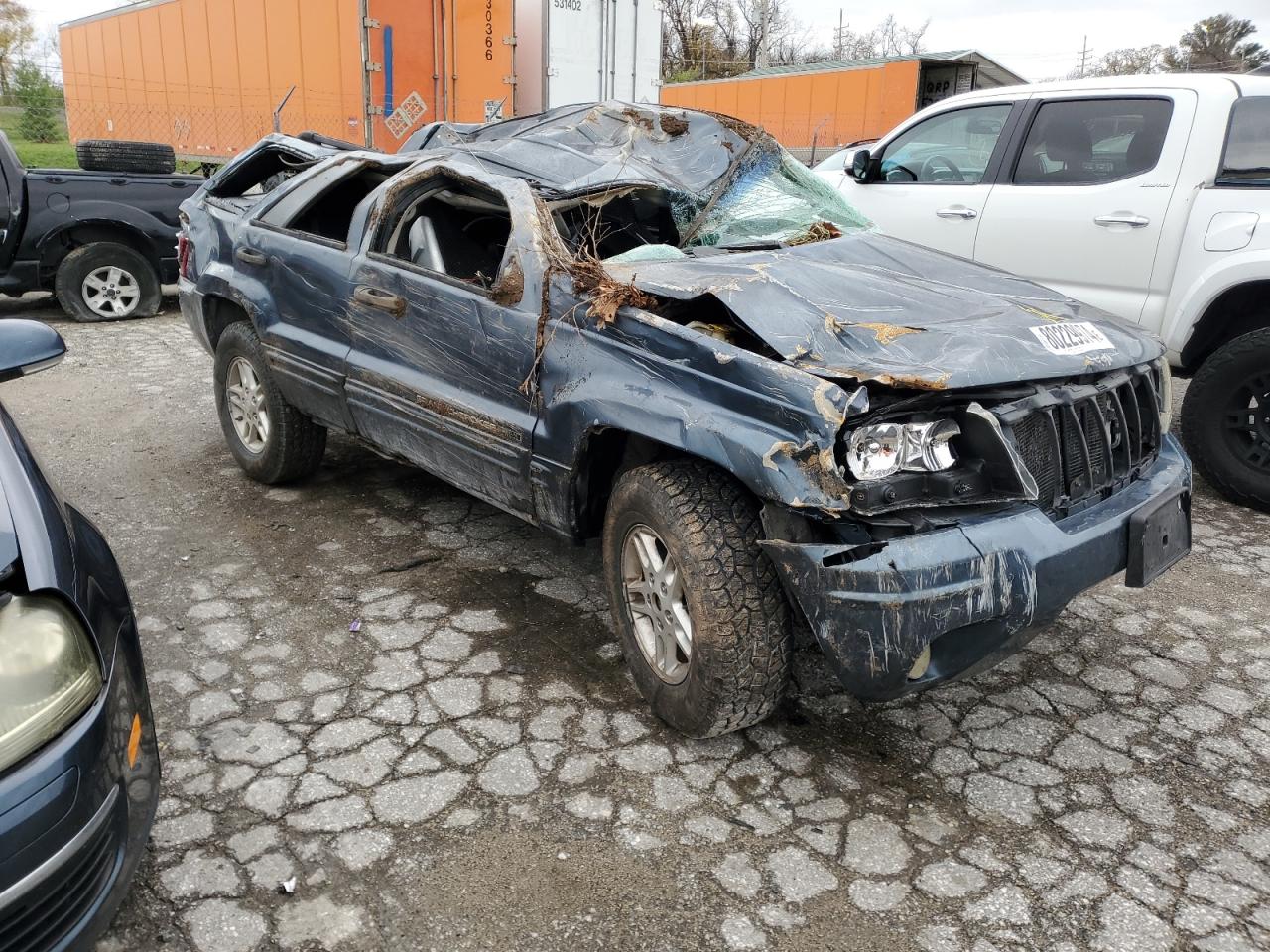 2004 Jeep Grand Cherokee VIN 1J4GW48S74C245824 Copart auction photo, all over damage thumbnail 4