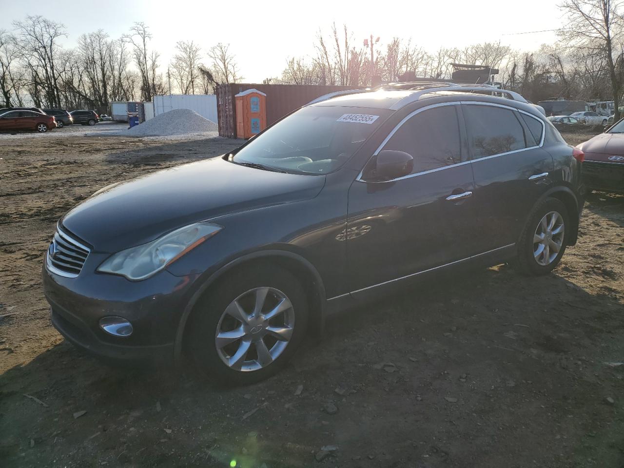 2008 Infiniti EX VIN JNKAJ09F28M352220 - Copart auction photo
