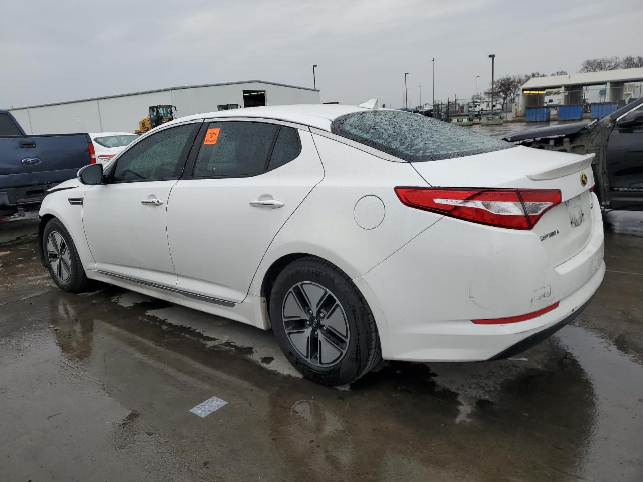 2012 KIA Optima VIN KNAGM4AD7C5024344 Copart auction photo, front end / side damage thumbnail 2