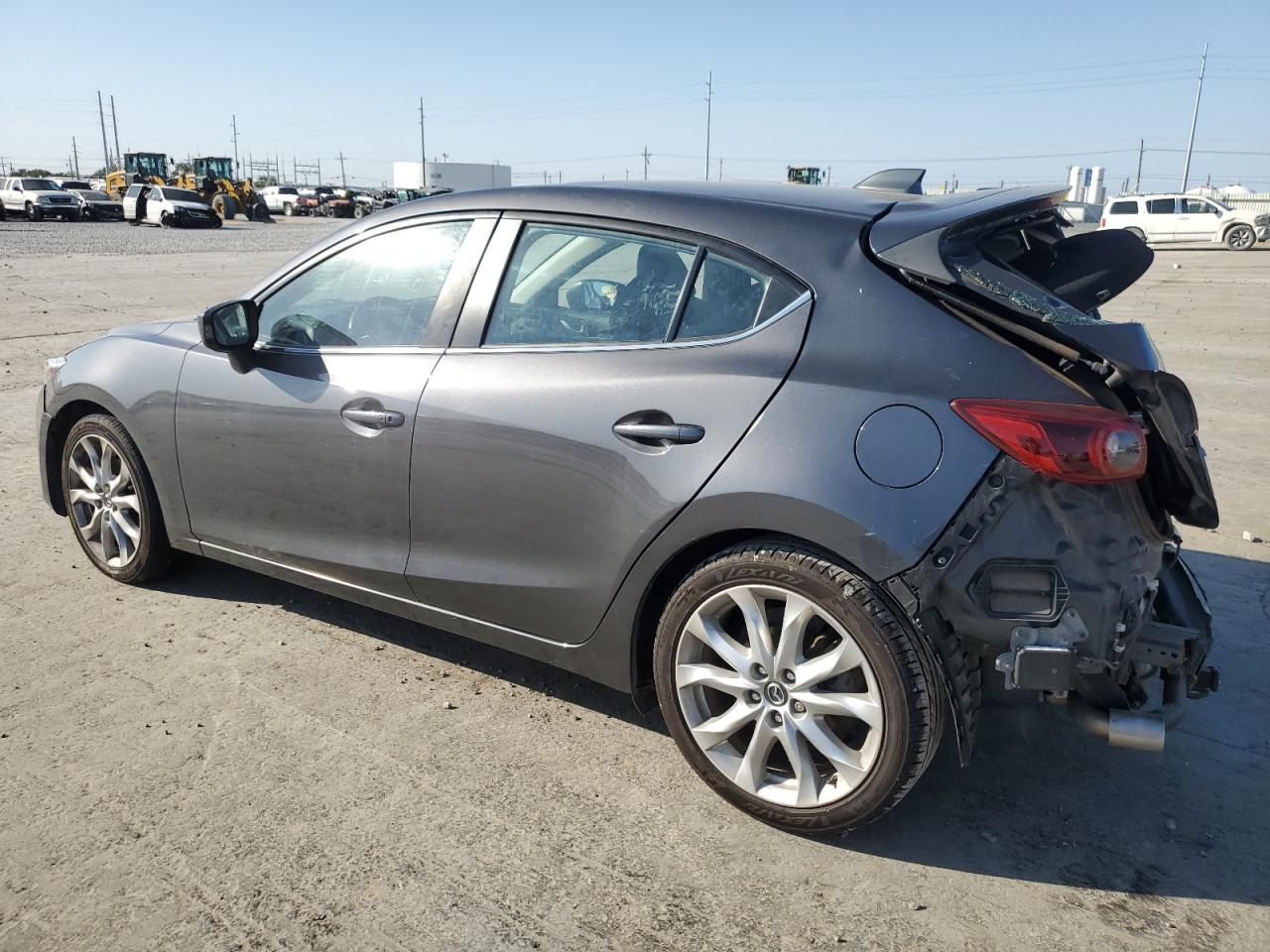 2014 Mazda 3 VIN JM1BM1M30E1113021 Copart auction photo, rear end / front end damage thumbnail 2