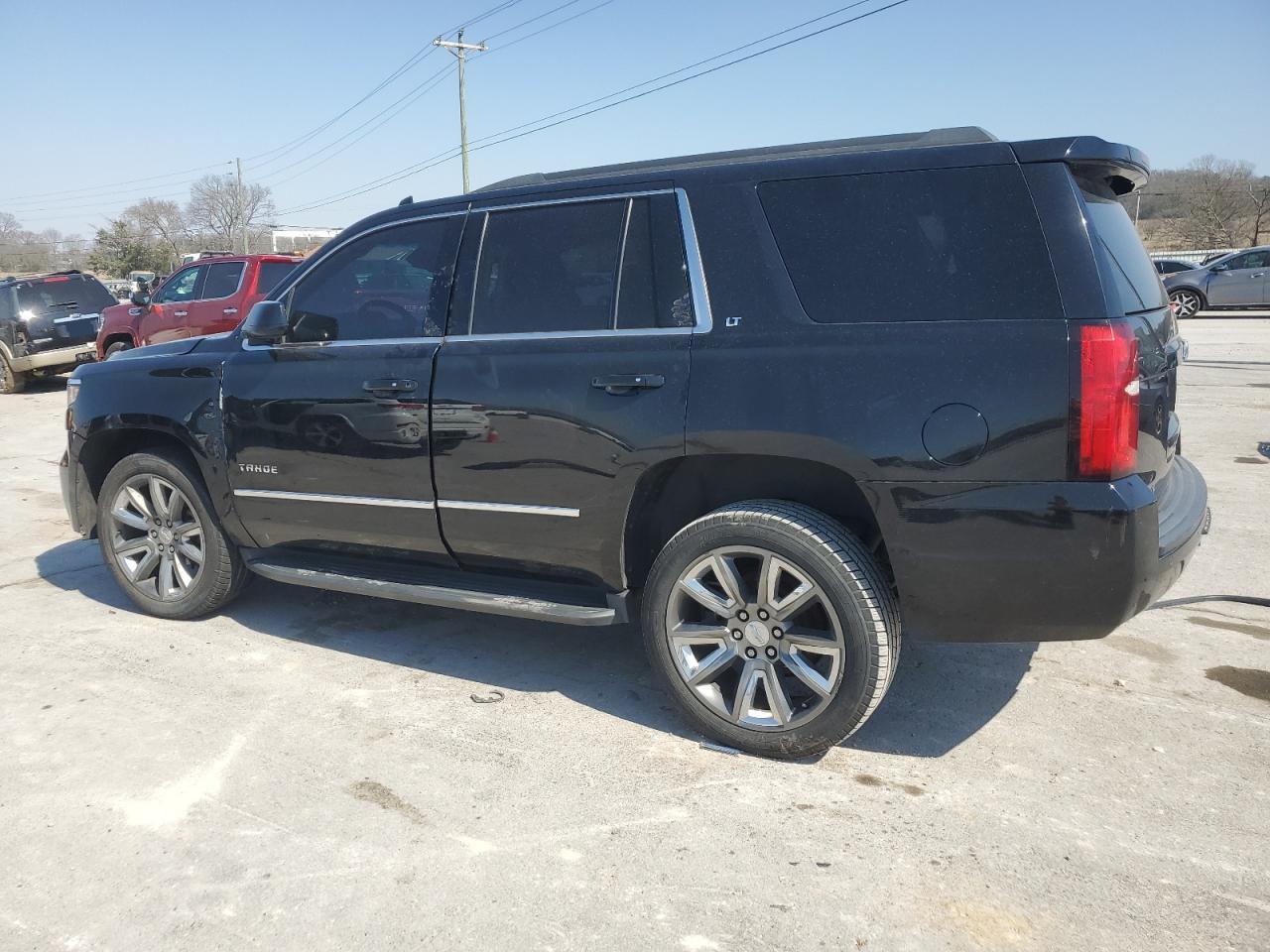 2018 Chevrolet Tahoe VIN 1GNSCBKCXJR134232 Copart auction photo, front end / rear end damage thumbnail 2
