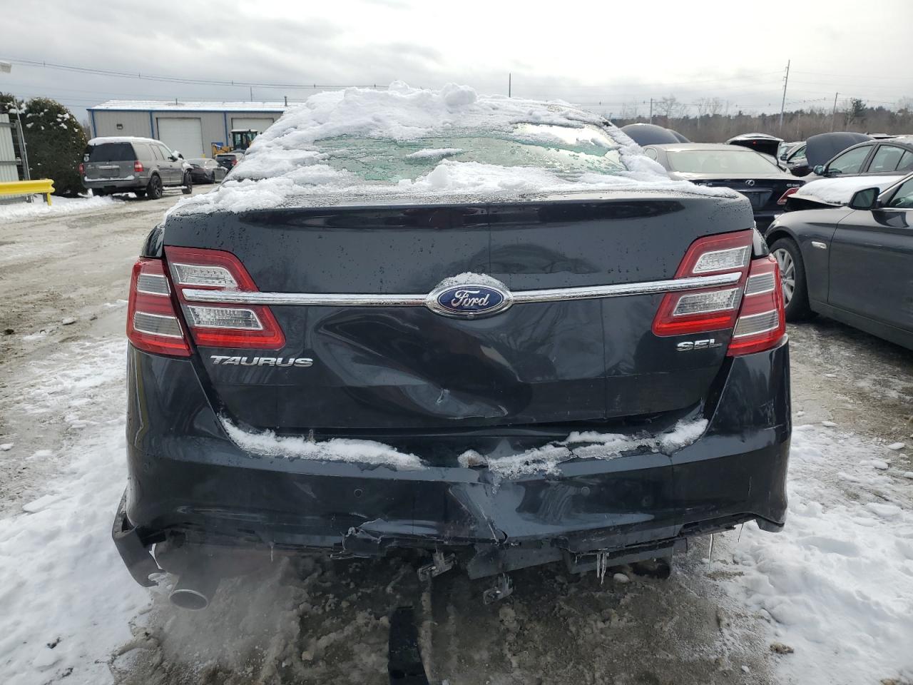 2015 Ford Taurus VIN 1FAHP2E8XFG120435 Copart auction photo, rear end damage thumbnail 6