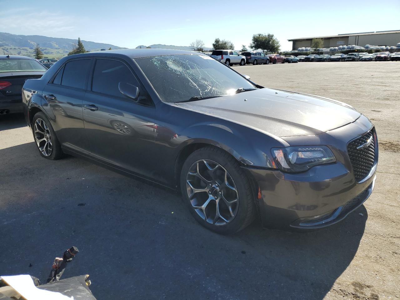 2017 Chrysler 300 VIN 2C3CCABG3HH663272 Copart auction photo, vandalism damage thumbnail 4
