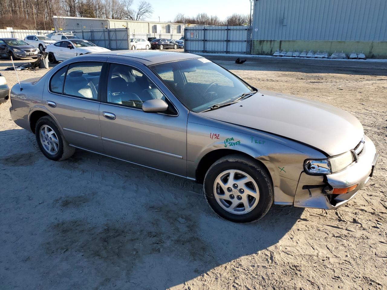 1999 Nissan Maxima VIN JN1CA21DXXT218174 Copart auction photo, front end / minor dent/scratches damage thumbnail 4