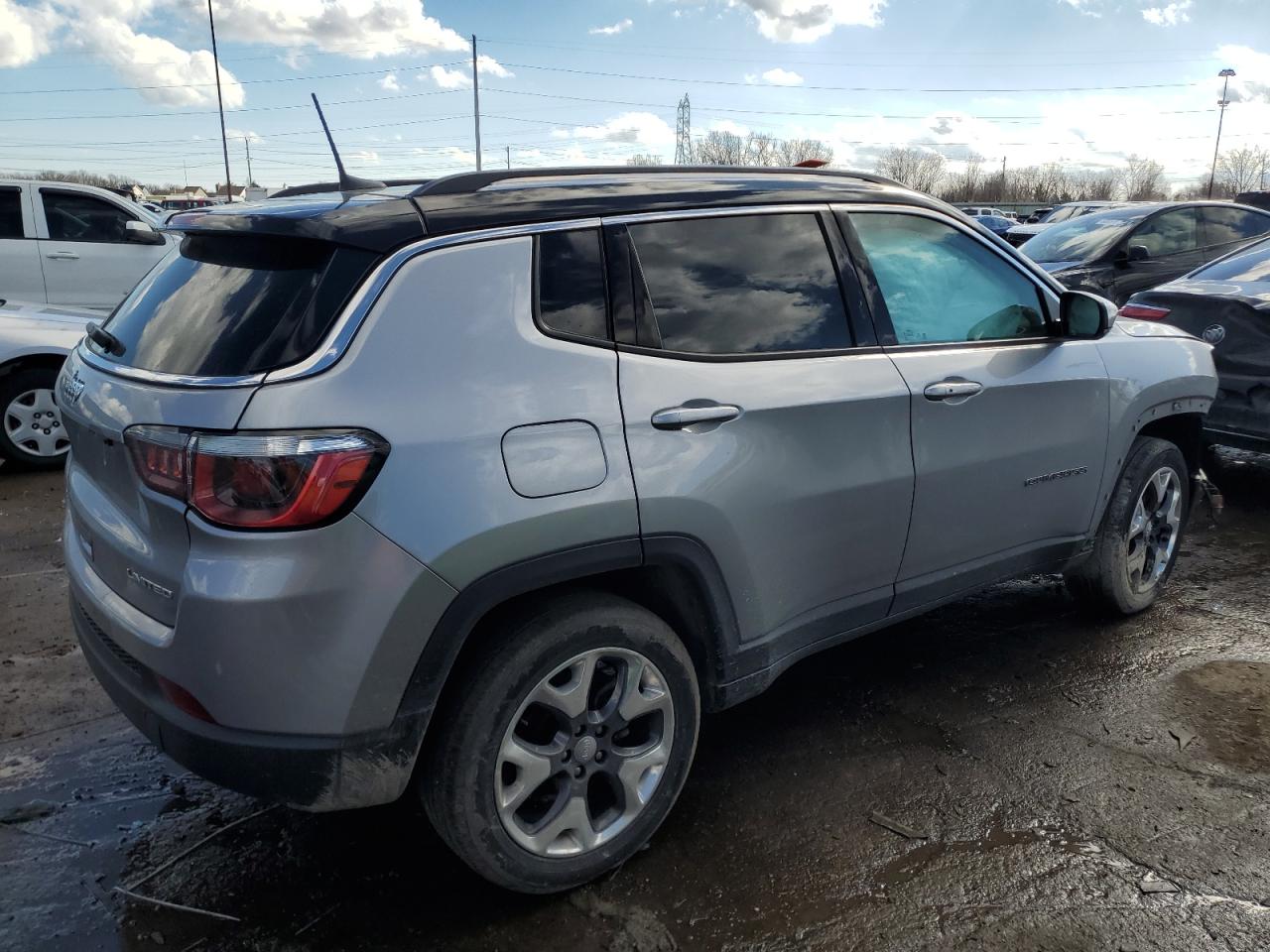 2018 Jeep Compass VIN 3C4NJDCBXJT365586 Copart auction photo, front end damage thumbnail 3
