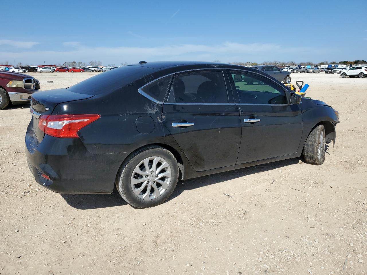 2019 Nissan Sentra VIN 3N1AB7AP9KL625430 Copart auction photo, front end / side damage thumbnail 3