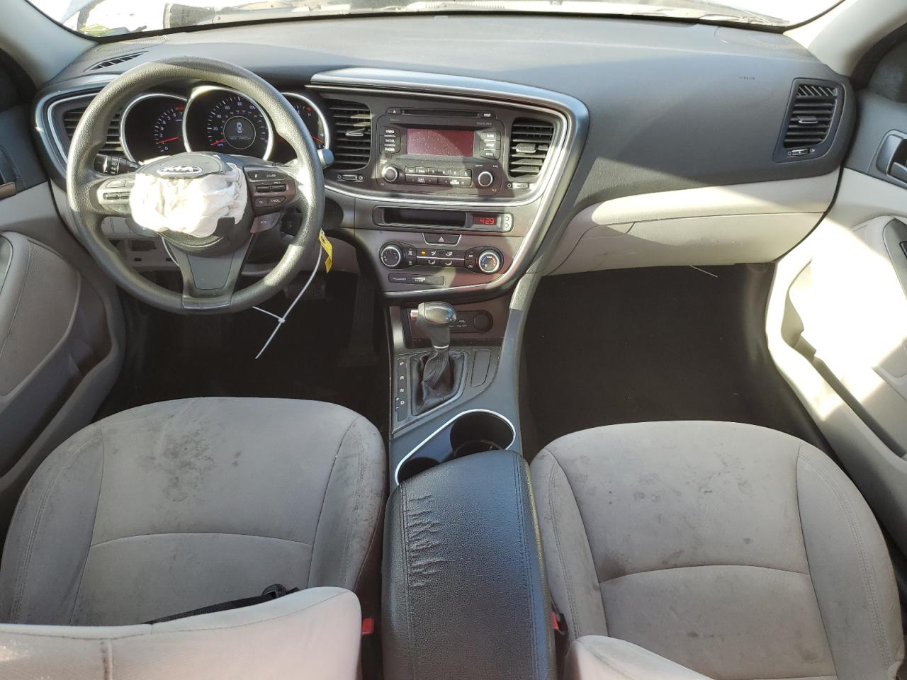 2015 KIA Optima VIN KNAGM4A72F5610187 Copart auction photo, front end damage thumbnail 8