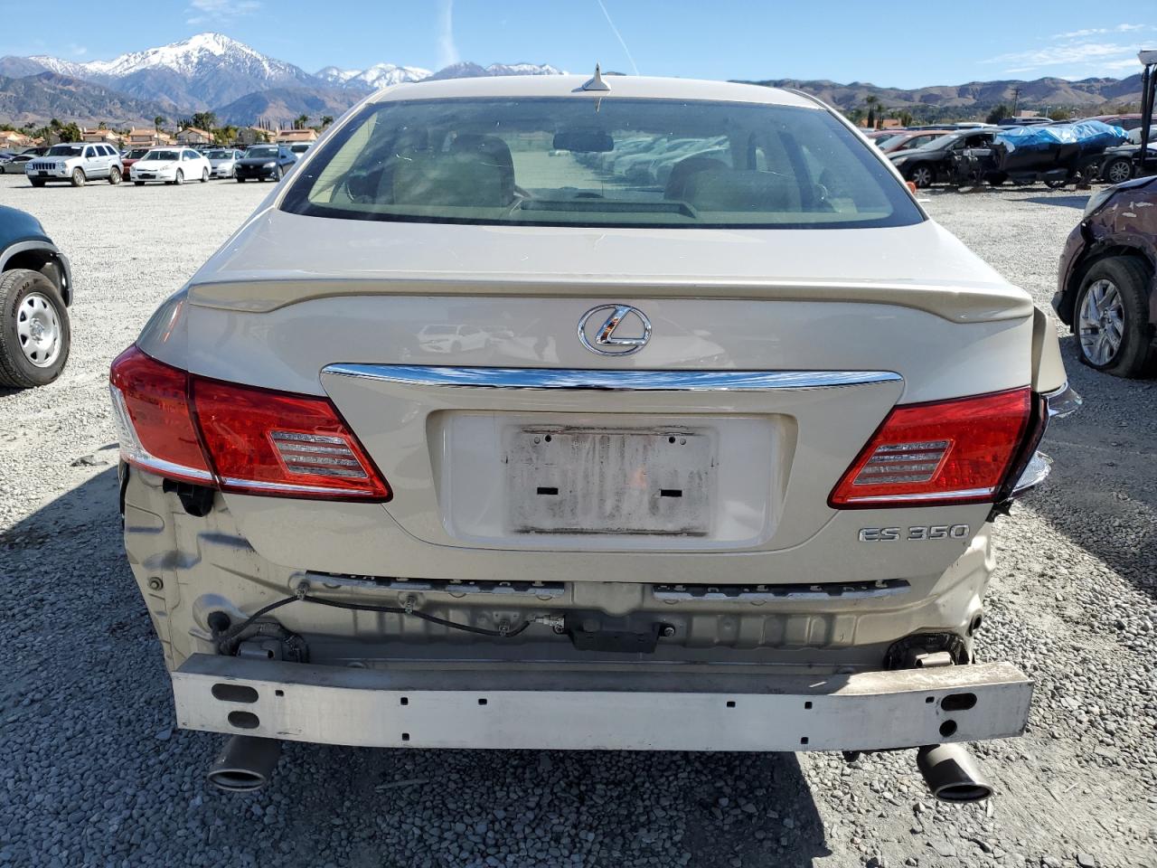 2012 Lexus ES VIN JTHBK1EG6C2504560 Copart auction photo, undercarriage / all over damage thumbnail 6