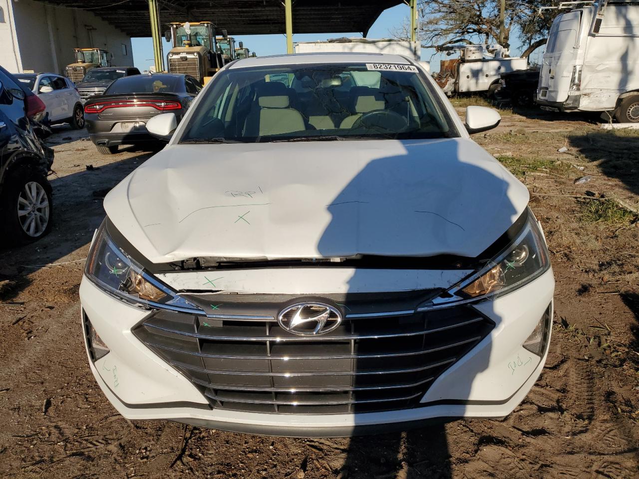 2020 Hyundai Elantra VIN 5NPD84LF5LH523040 Copart auction photo, front end damage thumbnail 5