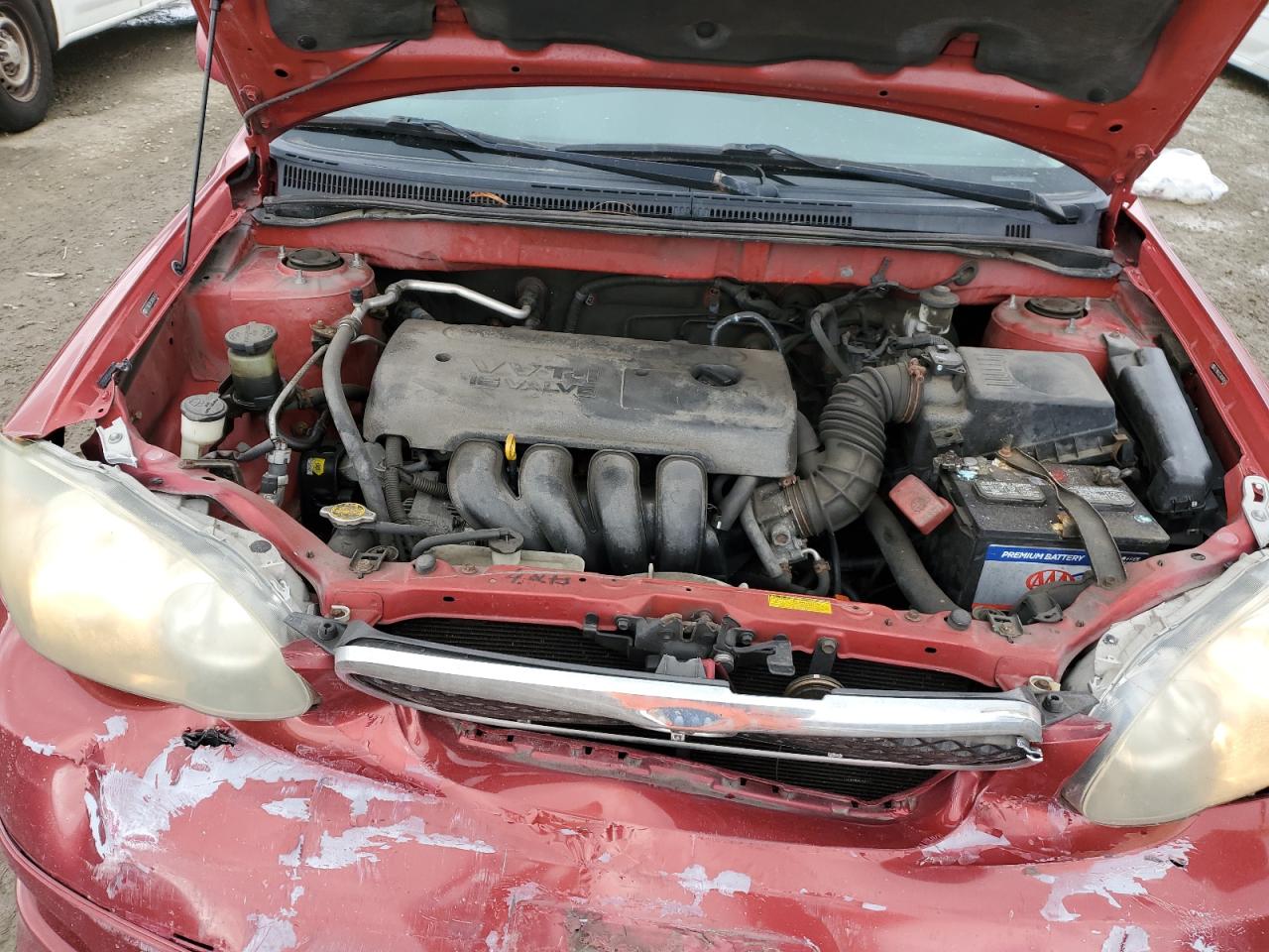 2008 Toyota Corolla VIN 2T1BR32E28C863456 Copart auction photo, all over damage thumbnail 11