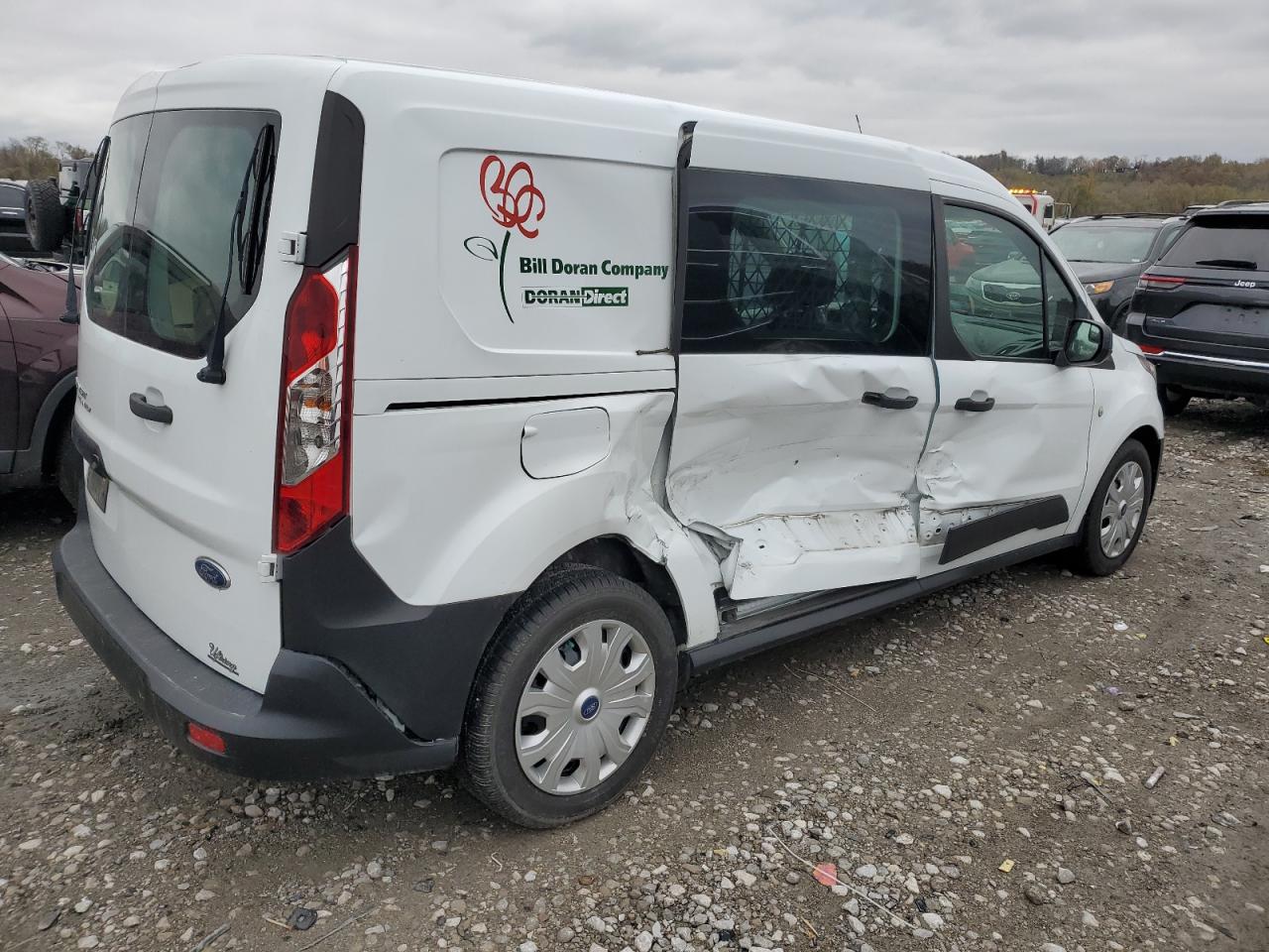 2020 Ford Transit VIN NM0LS7E22L1469130 Copart auction photo, all over damage thumbnail 3