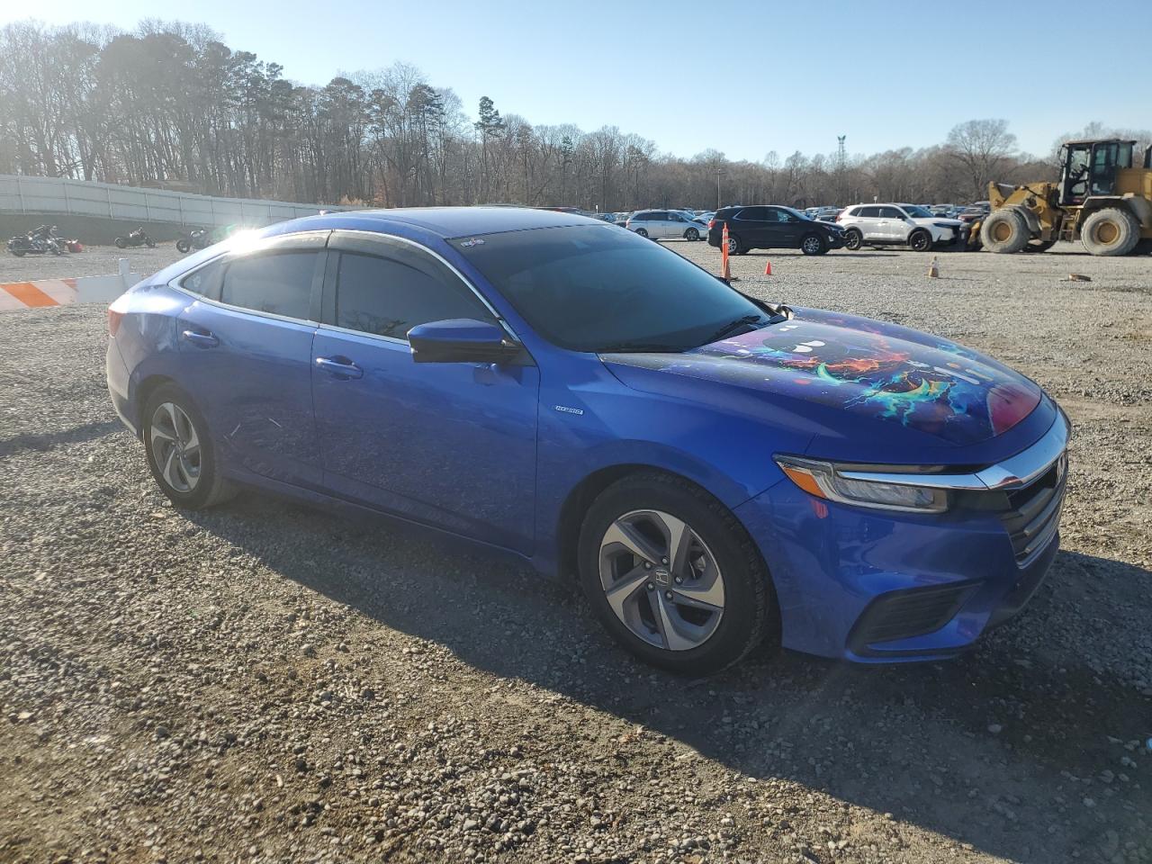 2020 Honda Insight VIN 19XZE4F55LE003619 Copart auction photo, all over damage thumbnail 4