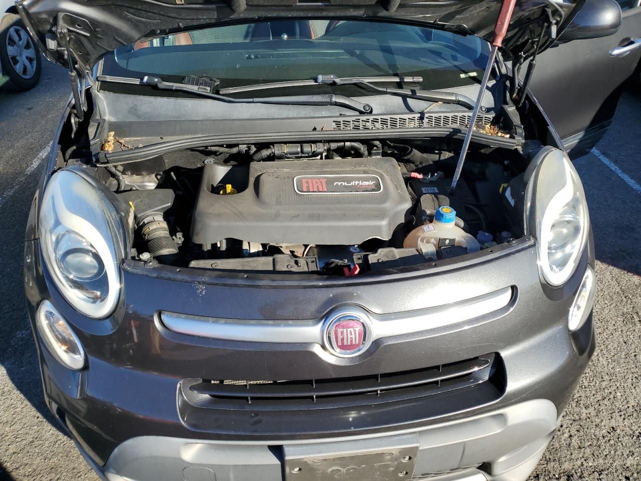 2014 Fiat 500 VIN ZFBCFADH8EZ013893 Copart auction photo, top/roof damage thumbnail 11