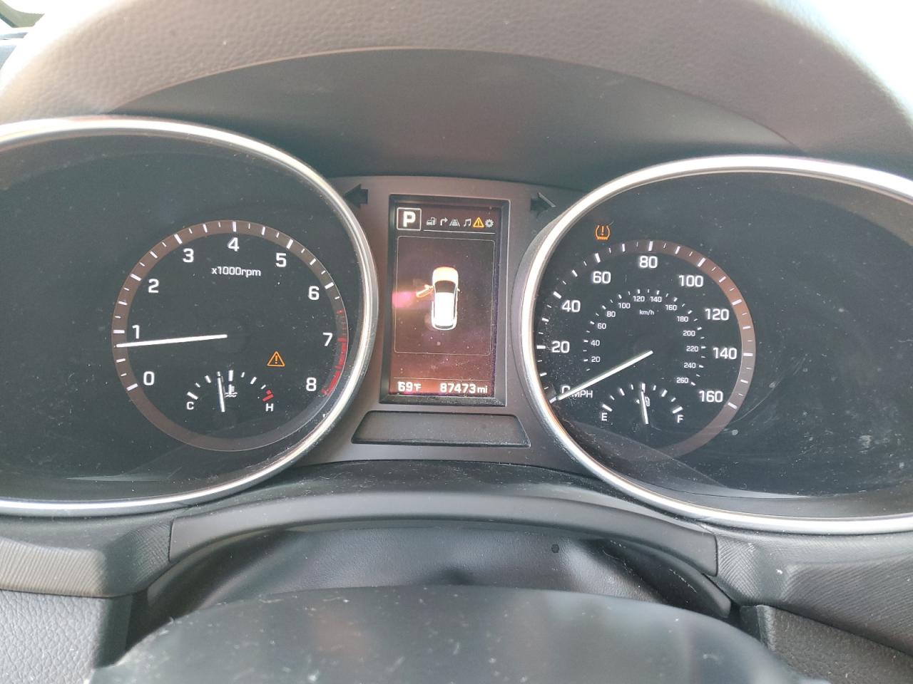 2018 Hyundai Santa Fe VIN 5XYZWDLA0JG544740 Copart auction photo, front end / side damage thumbnail 9