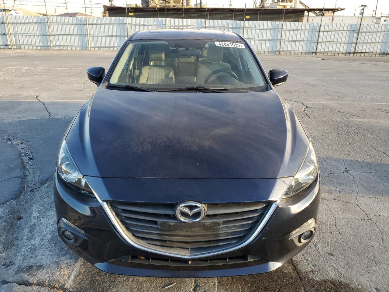 2016 Mazda 3 VIN 3MZBM1L74GM269182 Copart auction photo, rear end / side damage thumbnail 5