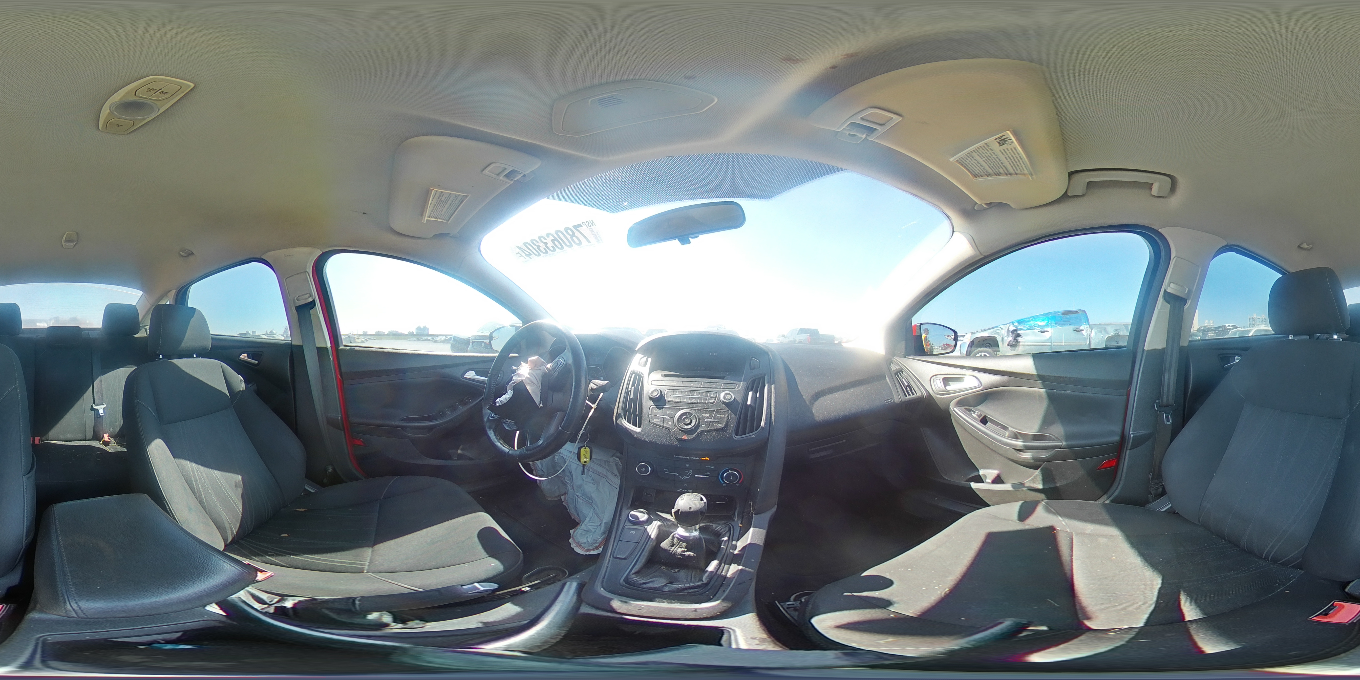 2015 Ford Focus VIN 1FADP3FE3FL322162 Copart auction photo, front end damage thumbnail 12