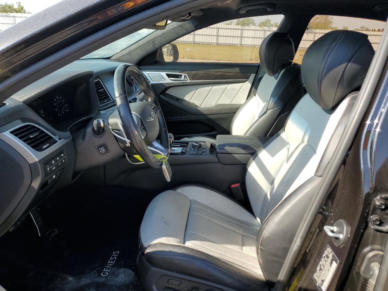 2019 Genesis G80 VIN KMHGN4JB6KU289917 Copart auction photo, rear end / minor dent/scratches damage thumbnail 7