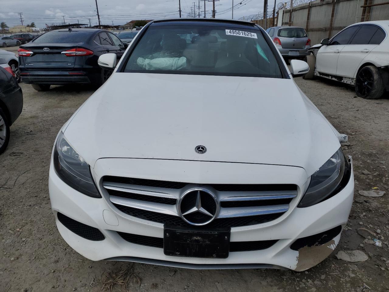 2018 Mercedes-Benz C-klasse VIN 55SWF4JB5JU281858 Copart auction photo, front end damage thumbnail 5