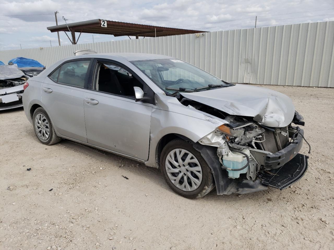 2017 Toyota Corolla VIN 5YFBURHE9HP627816 Copart auction photo, front end damage thumbnail 4