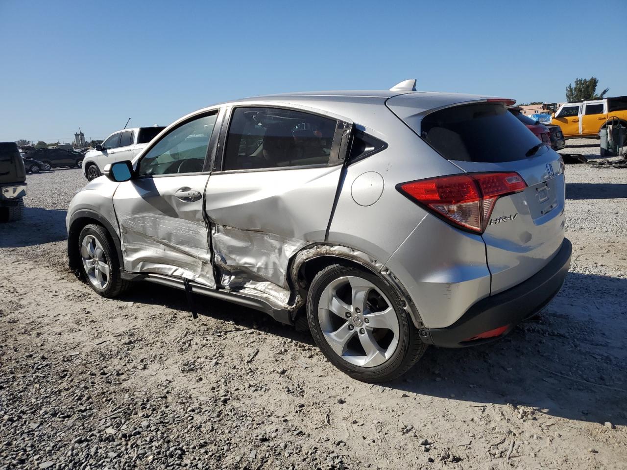 2016 Honda HR-V VIN 3CZRU5H52GM731944 Copart auction photo, side damage thumbnail 2