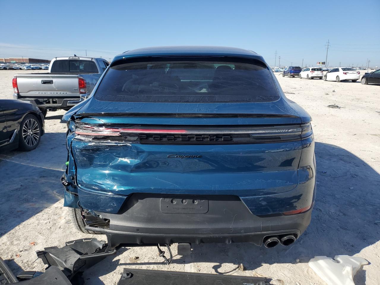 2024 Porsche Cayenne VIN WP1BA2AYXRDA49023 Copart auction photo, side / rear end damage thumbnail 6