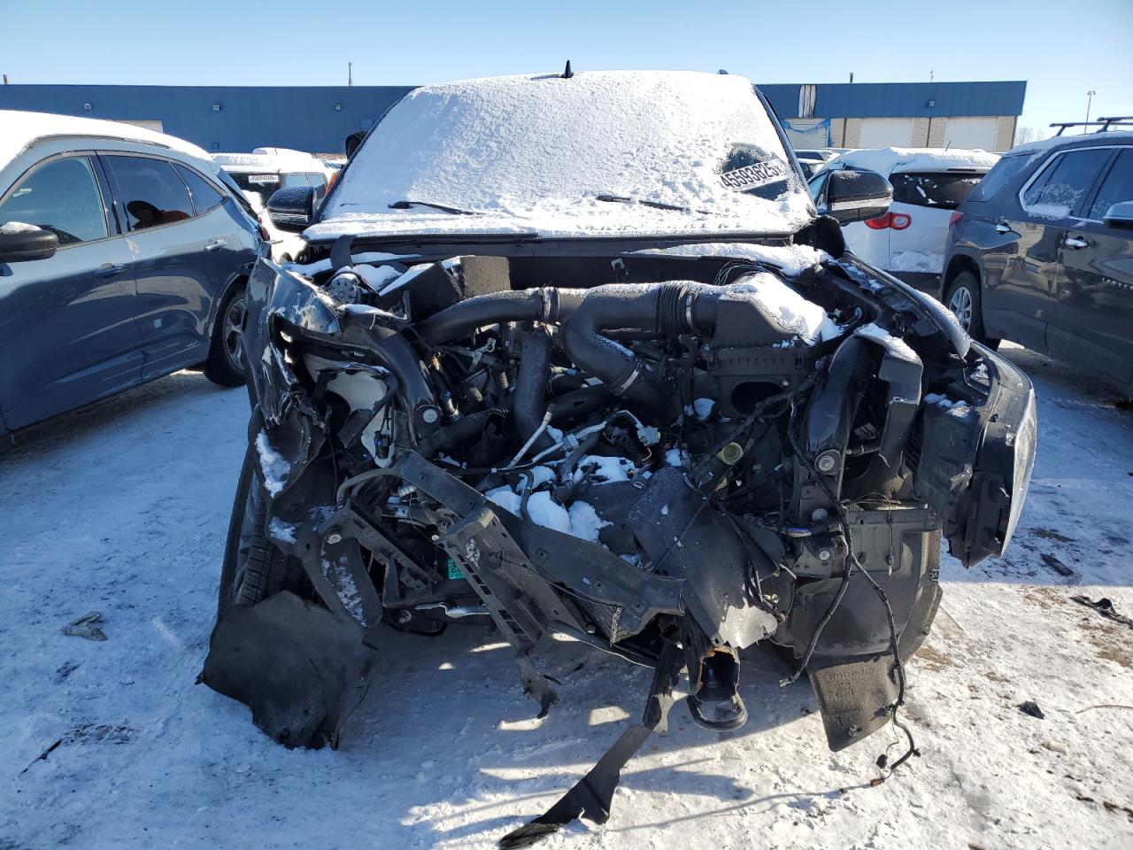 2021 Lincoln Navigator VIN 5LMJJ2KT3MEL04879 Copart auction photo, front end / stripped damage thumbnail 5