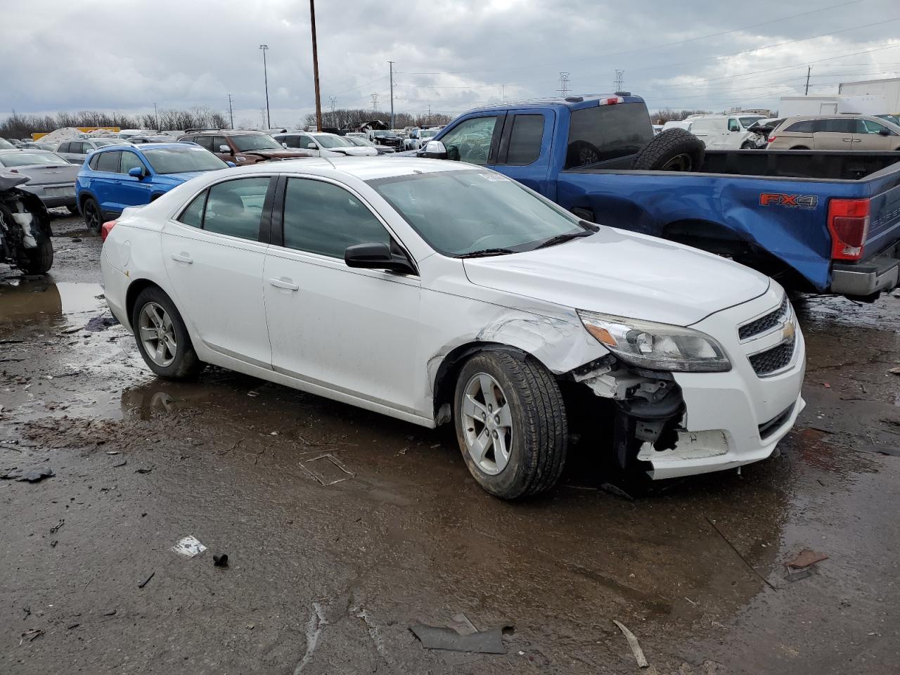 2013 Chevrolet Malibu VIN 1G11B5SAXDF347428 Copart auction photo, front end damage thumbnail 4