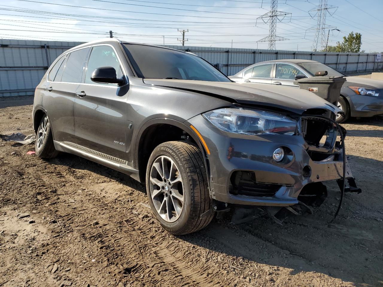 2018 BMW X5 VIN 5UXKT0C55J0V99775 Copart auction photo, all over damage thumbnail 4