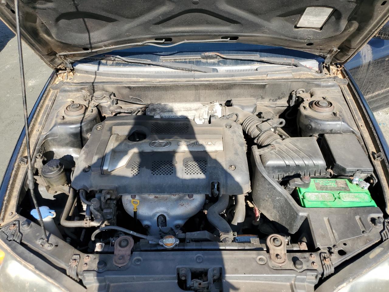 2006 Hyundai Elantra VIN KMHDN46D66U372380 Copart auction photo, all over damage thumbnail 11