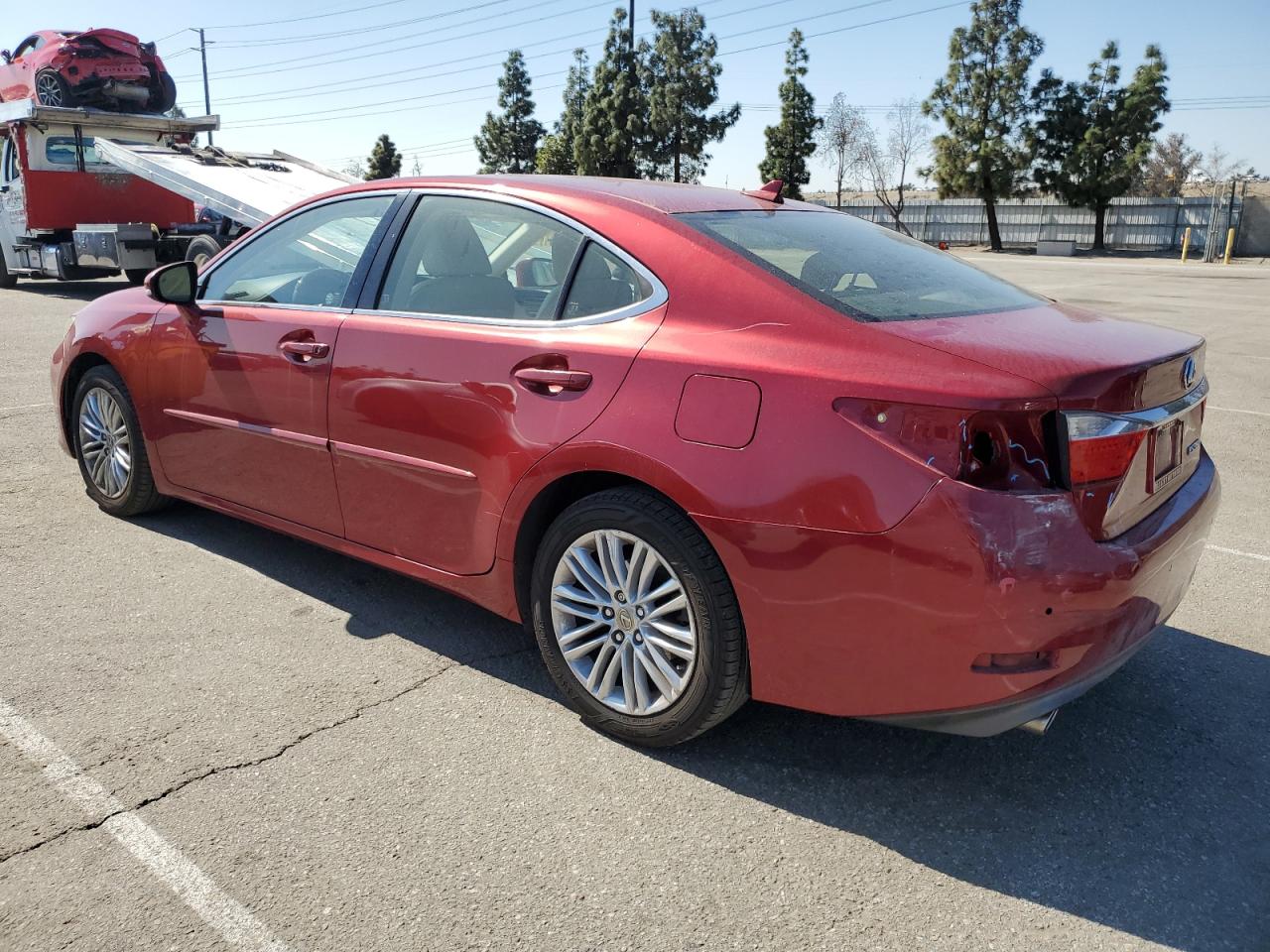 2014 Lexus ES VIN JTHBK1GG3E2099449 Copart auction photo, rear end damage thumbnail 2