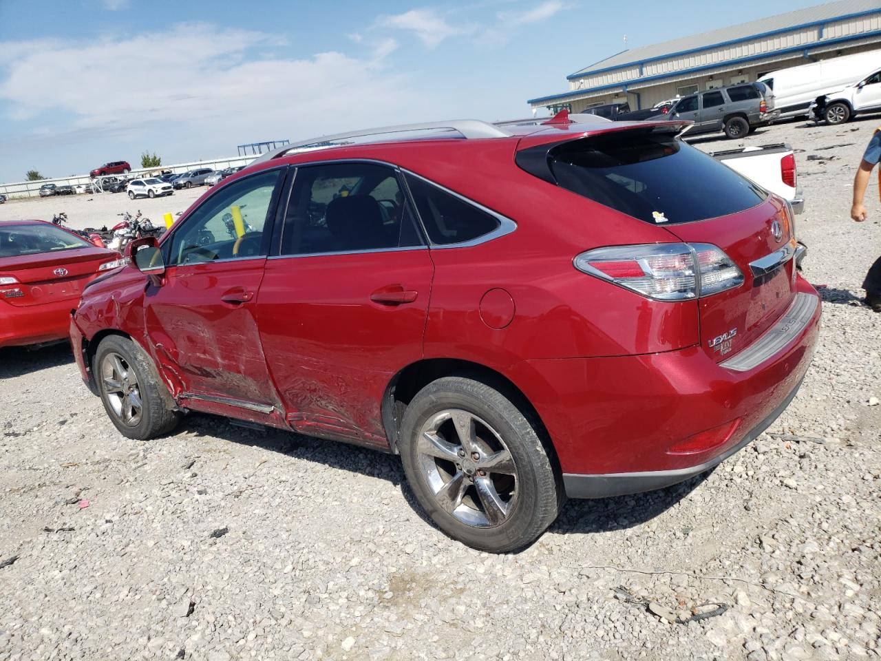 2010 Lexus RX VIN 2T2BK1BA1AC023014 Copart auction photo, side damage thumbnail 2