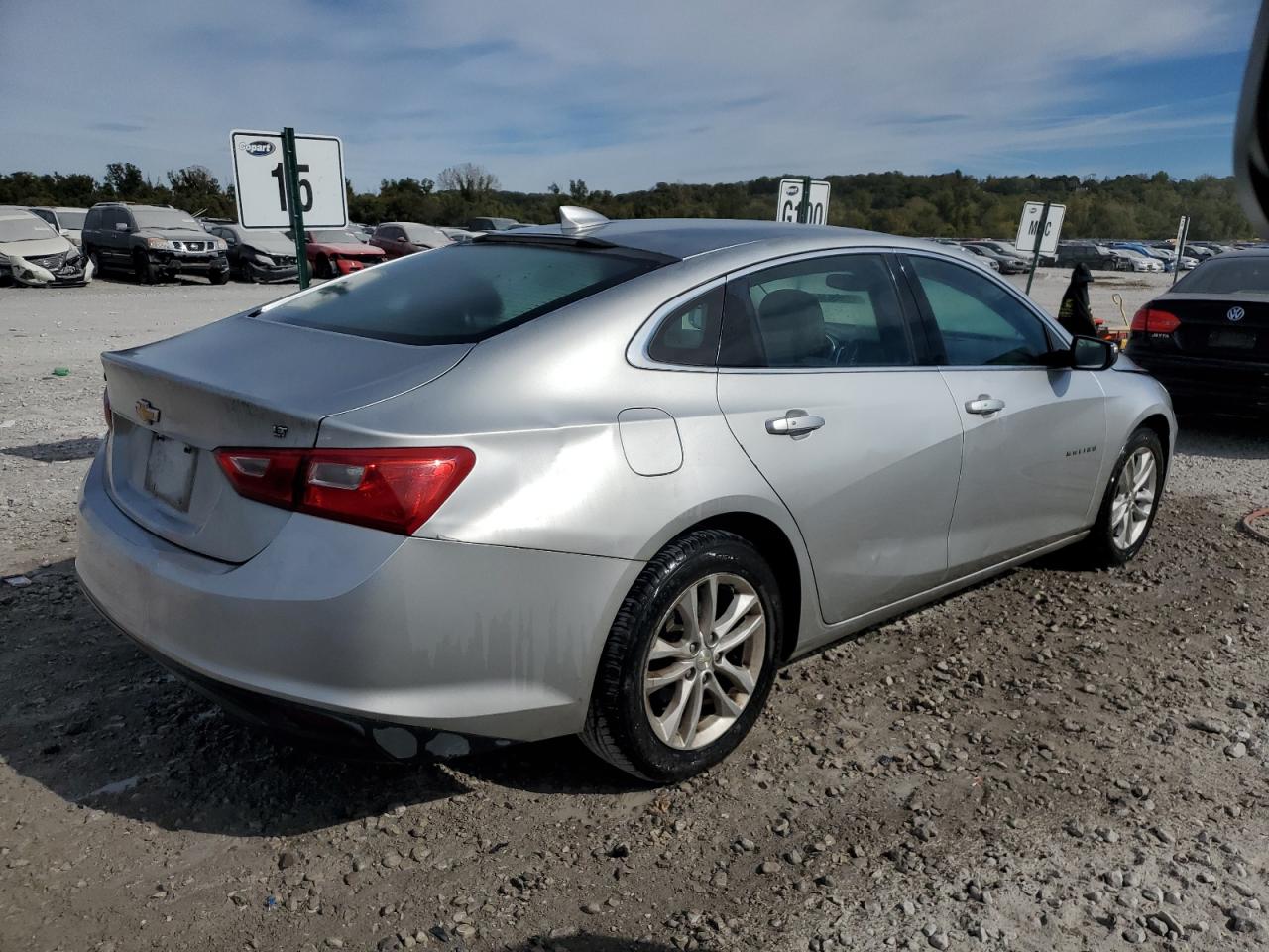 2018 Chevrolet Malibu VIN 1G1ZD5ST6JF247661 Copart auction photo, front end / rear end damage thumbnail 3