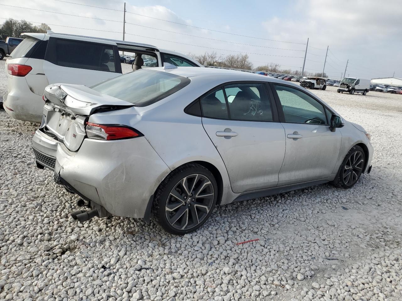 2021 Toyota Corolla VIN 5YFS4MCE6MP088978 Copart auction photo, rear end damage thumbnail 3