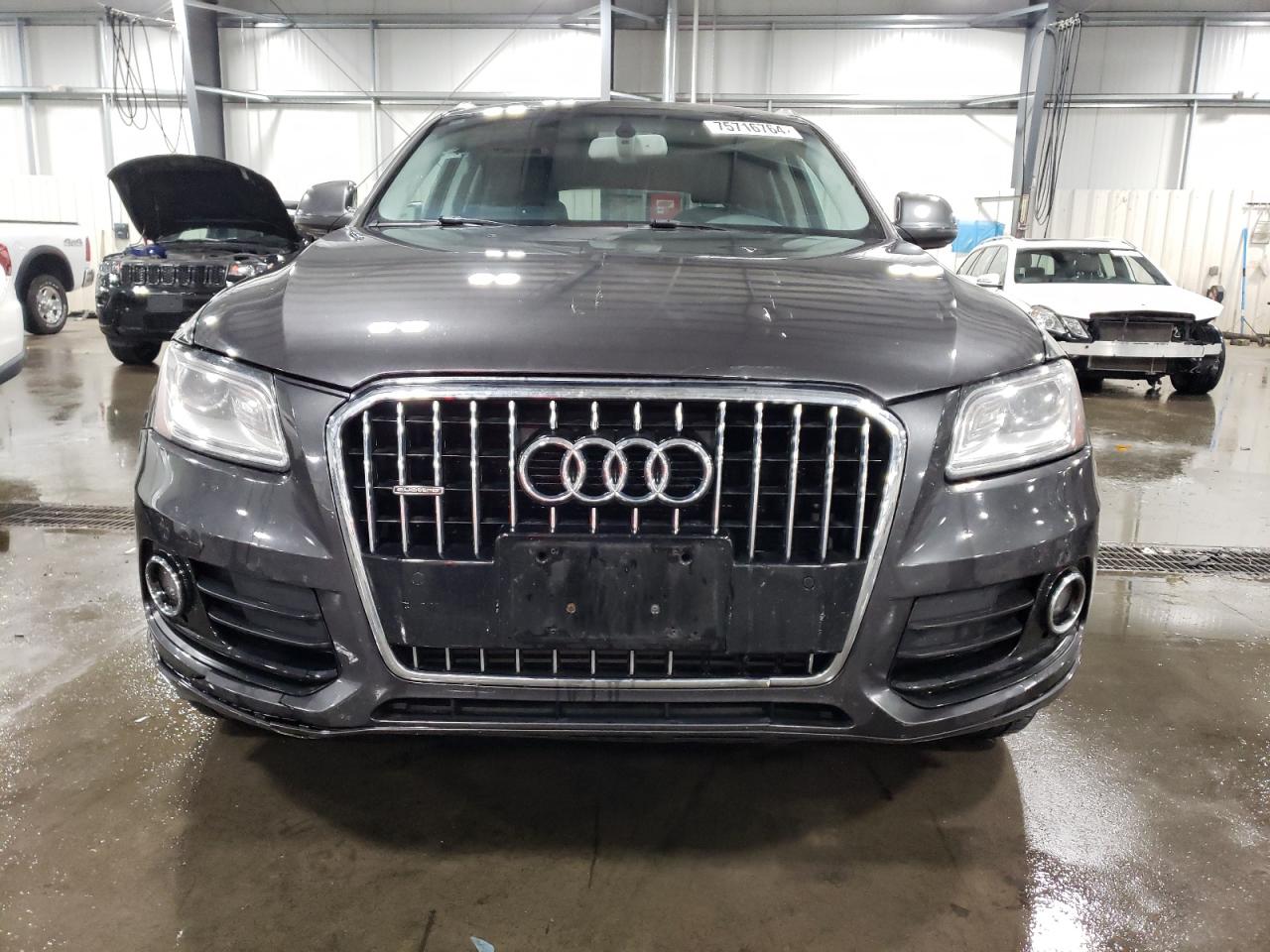 2014 Audi Q5 VIN WA1LFAFP6EA073469 Copart auction photo, rear end / front end damage thumbnail 5
