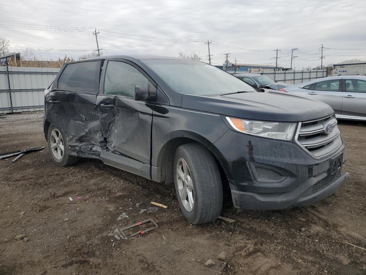 2018 Ford Edge VIN 2FMPK4G98JBB85124 Copart auction photo, side damage thumbnail 4