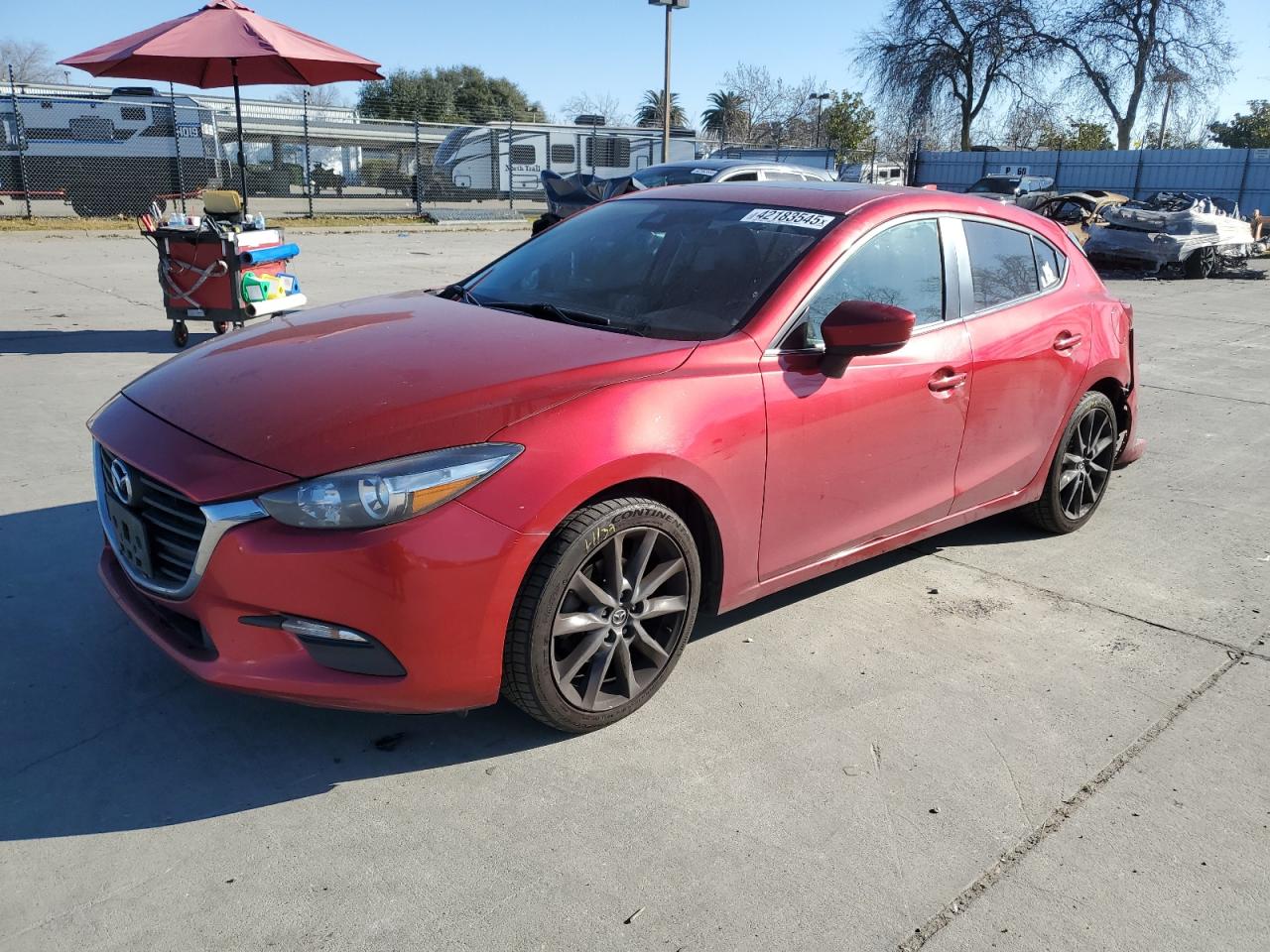 2018 Mazda 3 VIN 3MZBN1L30JM162714