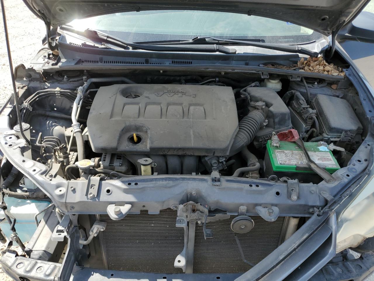 2015 Toyota Corolla VIN 5YFBURHE6FP254490 Copart auction photo, side / front end damage thumbnail 12