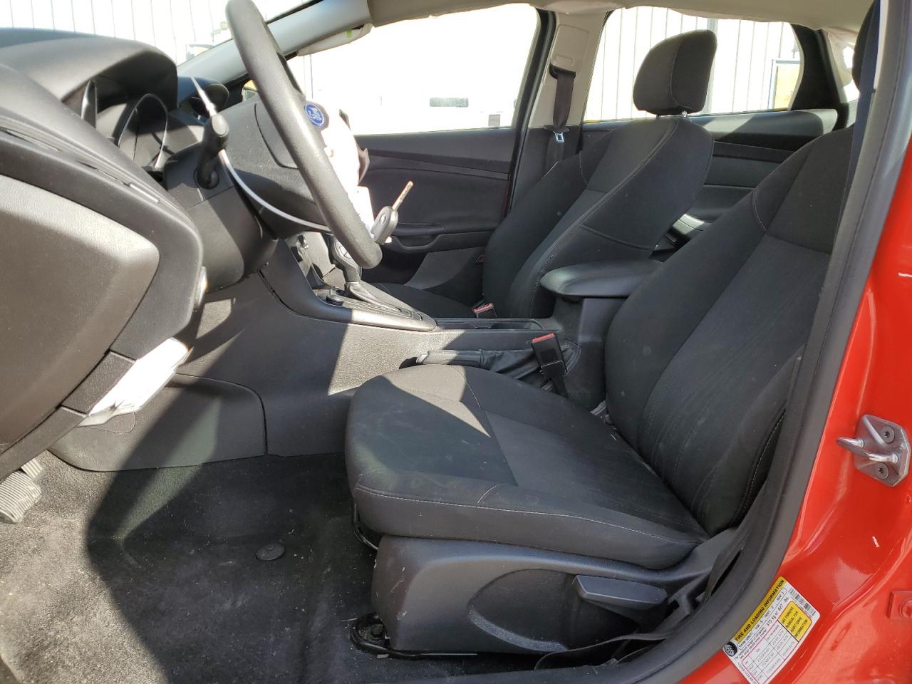2017 Ford Focus VIN 1FADP3F28HL282704 Copart auction photo, front end / undercarriage damage thumbnail 7