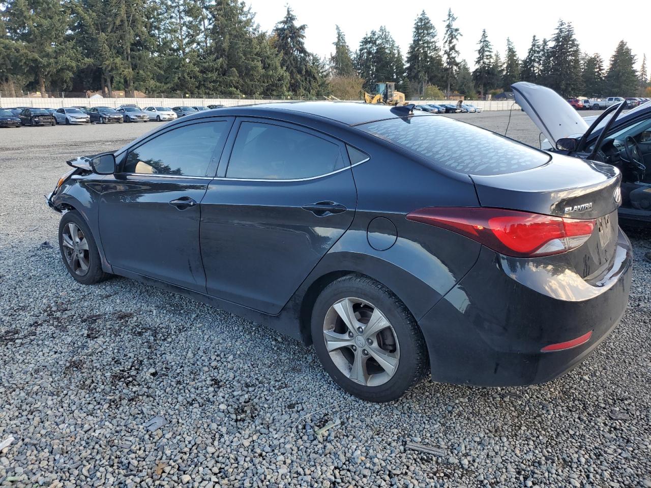 2016 Hyundai Elantra VIN 5NPDH4AE2GH782035 Copart auction photo, front end damage thumbnail 2