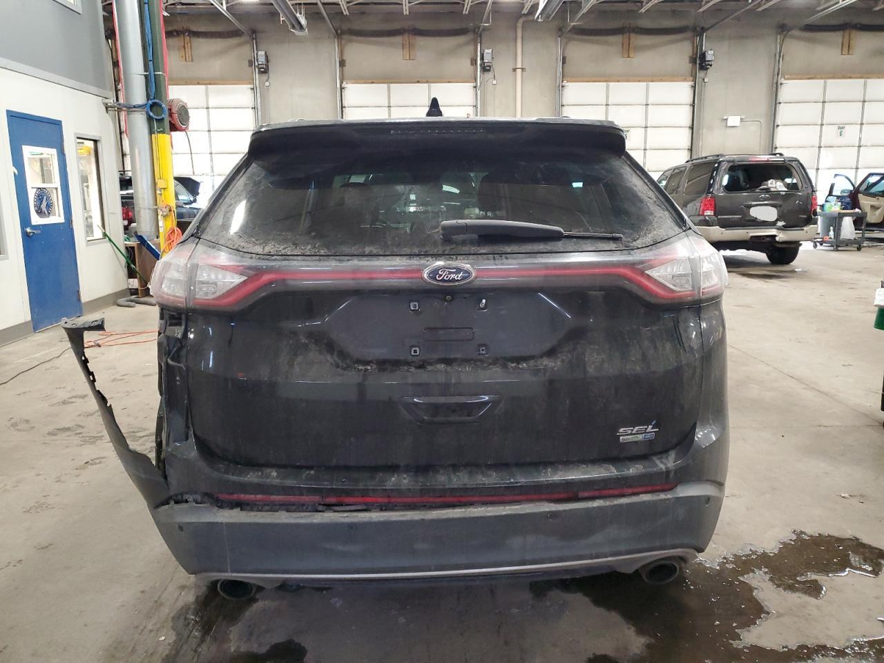 2016 Ford Edge VIN 2FMPK4J92GBB55523 Copart auction photo, all over damage thumbnail 6