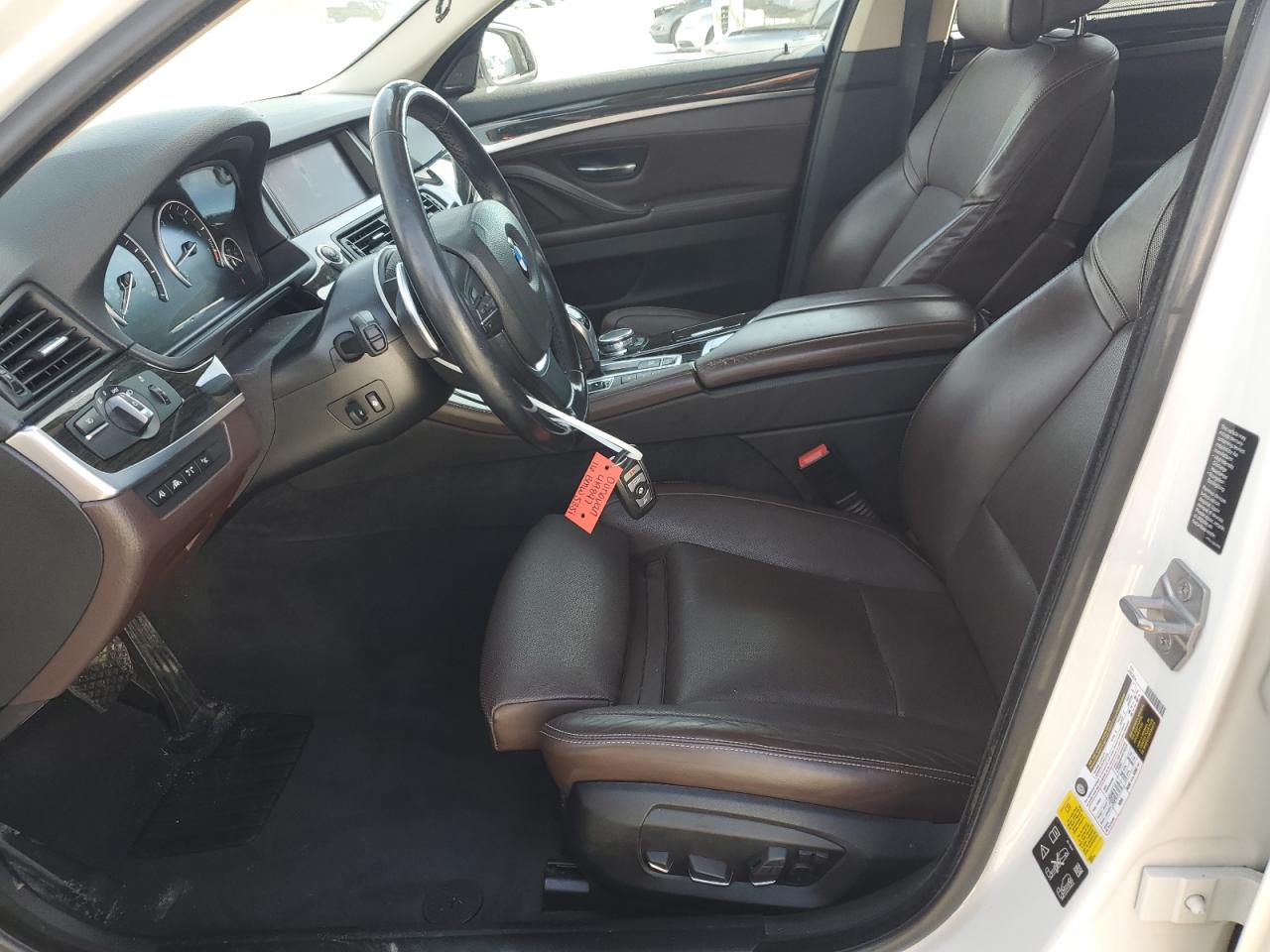 2016 BMW 5er VIN WBA5B3C52GG252985 Copart auction photo, front end damage thumbnail 7