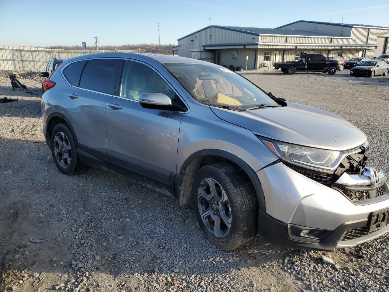 2017 Honda CR-V VIN 5J6RW2H51HL027391 Copart auction photo, front end / side damage thumbnail 4