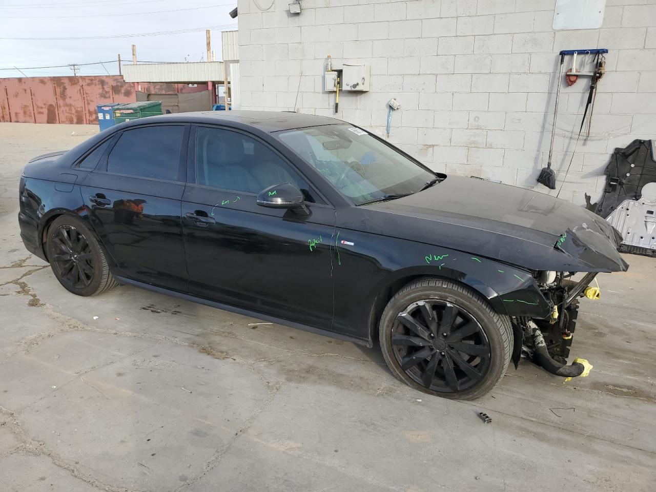2018 Audi A4 VIN WAUKMAF46JA109360 Copart auction photo, front end damage thumbnail 4
