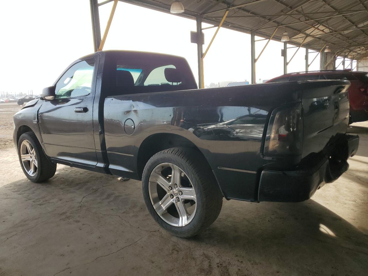 2012 Dodge RAM VIN 3C6JD6CT8CG250997 Copart auction photo, front end / rear end damage thumbnail 2
