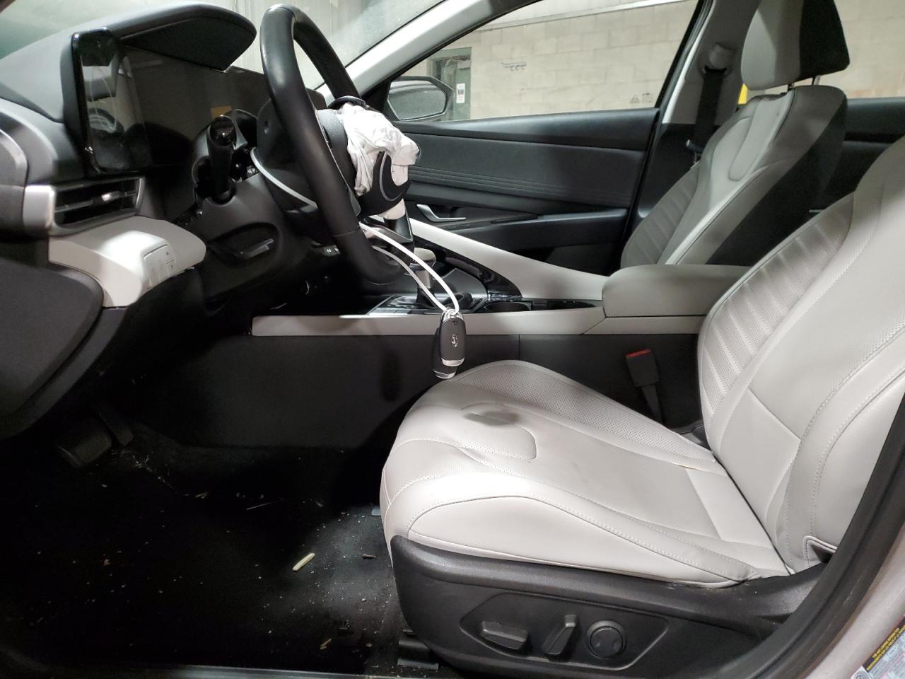 2023 Hyundai Elantra VIN KMHLN4AJ4PU063548 Copart auction photo, front end / side damage thumbnail 7