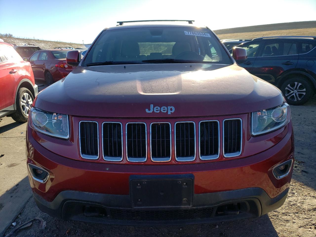2014 Jeep Grand Cherokee VIN 1C4RJFAG2EC458485 Copart auction photo, side / hail damage thumbnail 5