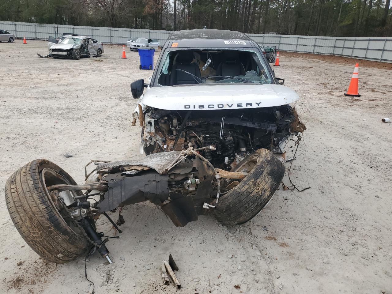 2021 Land Rover Discovery VIN SALCT2FXXMH889202 Copart auction photo, front end / undercarriage damage thumbnail 5