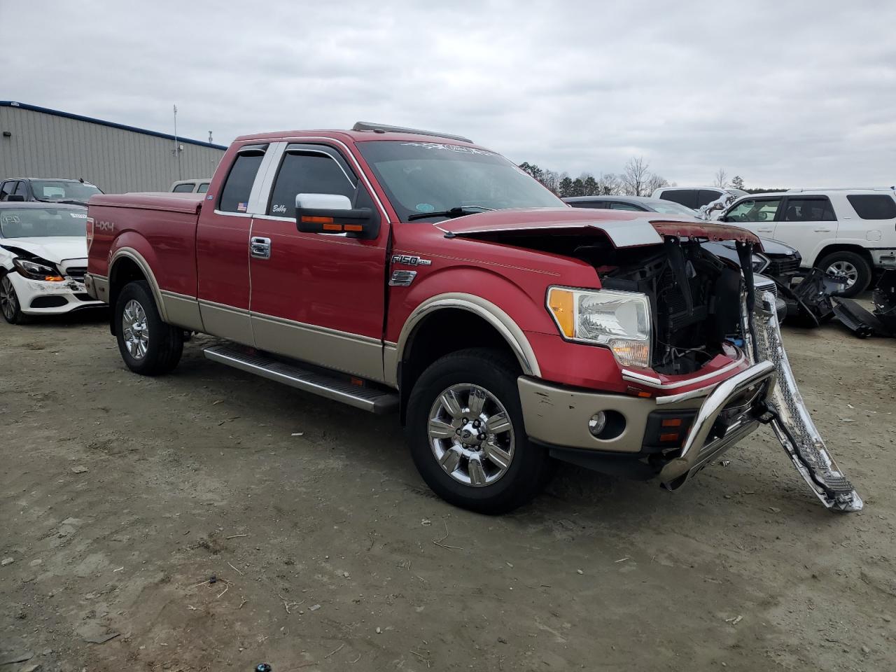 2010 Ford F-150 VIN 1FTFX1EV1AFD74633 Copart auction photo, front end damage thumbnail 4
