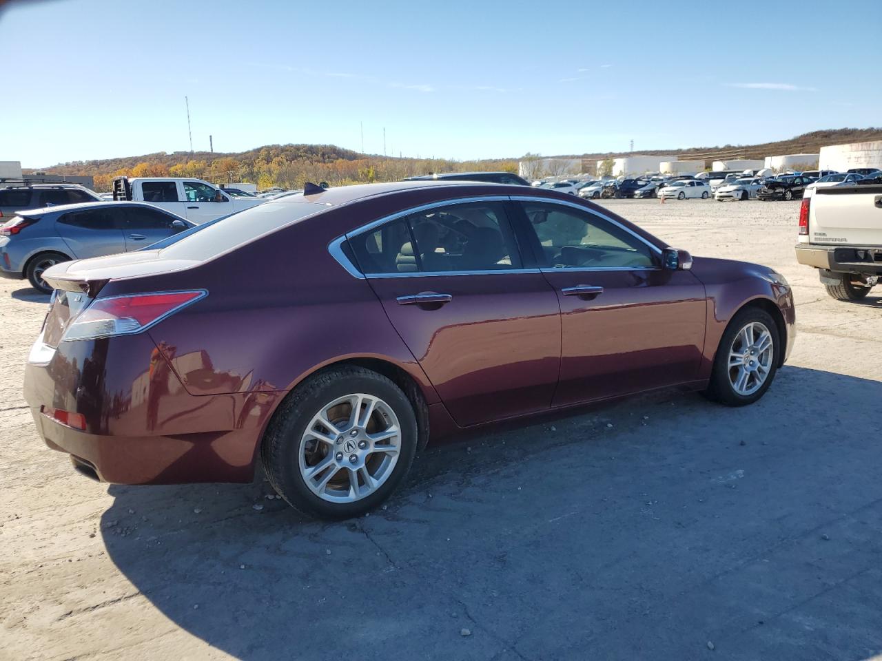 2009 Acura TL VIN 19UUA86529A023031 Copart auction photo, side / all over damage thumbnail 3